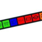 Kontrolleuchtenleiste Kontrollleuchtenleiste Kontrolleiste Steyr Traktor 80er Serie U100210079