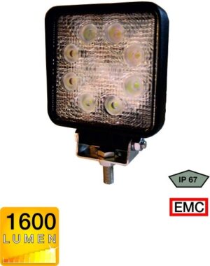Arbeitsscheinwerfer LED 10 - 30V 1600 Lumen 8 LEDs UN100501012