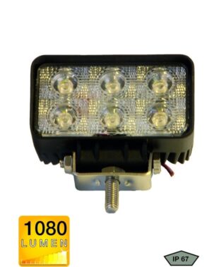Arbeitsscheinwerfer LED 10-30V, 1080 Lumen Power 6Led Epistar U100501015