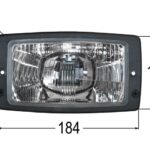 Einbauscheinwerfer H4 zu Steyr u. Lindner Scheinwerfer Hauptscheinwerfer Abblend- /Fernlicht Betrieb! Steyr Traktor 80er (rechteckig-5er) 8045 8055 8060 8065 8070 8075 52903_(U100400149(-)