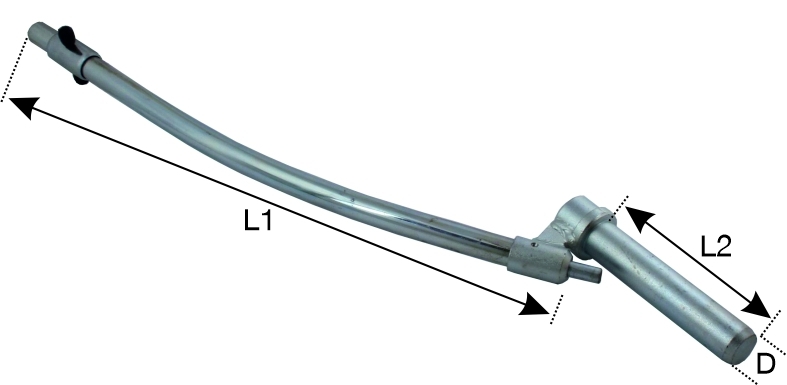 Anhängernagel gebogen L1: 600 mm L2: 150 mm D: 31 mm Steyr Traktor Plus Serie 40 bis 870 UN2854-9
