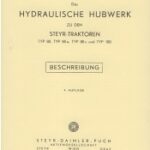 Hydraulisches-Hubwerk-fuer-Steyr-Typ-80-80a-80s-180-Betriebsanleitung