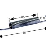 Bremsfeder T188 U524900016 AKTION HALBER PREIS! 3 STK lagernd und sofort lieferbar!