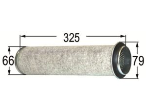 Sicherheitspatrone Luftfiltersicherheitspatrone Luftfilter 2716500 / CF-700 für 4 Zylinder WD411 für Steyr 80er Serie MANN Filter Ö51847_UCF700