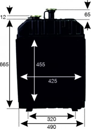 Kühler Halterung vorne Steyr 8080 SK1 (neue Umlauff Generation - Qualität) U500011006