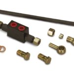 Sperrblock komplett mit Anschlussleitungen 3/8 (Hydraulik - Ventile - Sperrblock) Ö05194