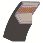 Keilriemen A13 LI= 1750mm minimale Ausdehnung hohe Leistungsfähigkeit Ö36647