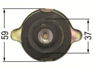 Kühlerdeckel zu CNH-Steyr 948,952,958,963,968,975,9078,9086,9094, Kompakt 360,370,375,485,495, 9080 M, 9083 M, 9090 M, 9100 M, M 948,952,958,963,968,975,9078,9083,9086,9094; Case C 55,64,70, CS 48,52,58,63,68,75,78,80,86,90,94,100; Fiat, JD, und andere siehe Details Ö53731