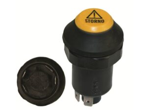 Druckschalter gelb für Warnblinkanlage "STORNO" Steyr Serie 80 Serie 900/9000 Ö90983