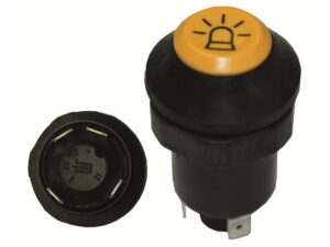 Druckschalter gelb für Rundumleuchte Drehleuchte Steyr Serie 80 Serie 900/9000 Ö90984