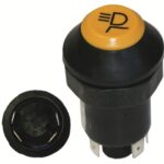 Druckschalter gelb für Arbeitsscheinwerfer 12V 20A Vorne Oben 80er 900 9000 Serie UÖ90986