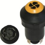 Druckschalter gelb für Gebläse Steyr Ö90990