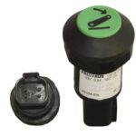 Druckschalter grün Regelhydraulik senken Außenschaltung Kotflügel Steyr 9105, 9115, 9125, 9145, 9080M, 9090M, 9100M, M 948, 952, 958, 963, 968, 975, 9078, 9086, 9094, CVT 120, 130, 150, 170  Case CS 48, 52, 58, 63, 68, 75, 78, 80, 86, 90, 94, 100, 110, 120, 130, 150, CVX 120, 130, 150, 160, 170; Ö90999