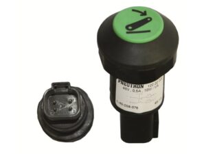 Druckschalter grün Regelhydraulik senken Außenschaltung Kotflügel Steyr 9105, 9115, 9125, 9145, 9080M, 9090M, 9100M, M 948, 952, 958, 963, 968, 975, 9078, 9086, 9094, CVT 120, 130, 150, 170  Case CS 48, 52, 58, 63, 68, 75, 78, 80, 86, 90, 94, 100, 110, 120, 130, 150, CVX 120, 130, 150, 160, 170; Ö90999
