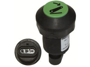Druckschalter grün Regelhydraulik Senken Außenschaltung Kotflügel Steyr 6135 CVT, 6140 CVT, 6145 CVT, 6150 CVT, 6155 CVT, 6160 CVT, 6170 CVT, 6175 CVT, 6190 CVT, 6195 CVT, 9080 M, 9090 M, 9100 M, 9080 MT, 9085 MT, 9090 MT, 9100 MT, 9105 MT Case CS 80, 90, 100, CS 80 PRO, 85 PRO, 90 PRO, 95 PRO, 100 PRO, 105 PRO, CVX, 140, 150, 160, 175, 195, 1135, 1145, 1155, 1170, 1190, 1195; NH T7510, T7520, T7530, T7540, T7550, TVT135, TVT145, TVT155, TVT170, TVT190, TVT195; Ö91001