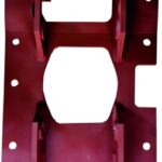 Lagerbock Lagerblock Grundplatte für Anhängemaul für T80 (T84 T86) Perfekt geschliffen und glatt! ROT U523130379
