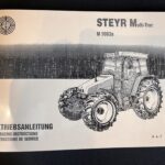 Buch Bedienung - Pflege - Daten Betriebsanleitung Bedienungsanleitung Steyr Multi-Trac M 9083a Operating Instructions, written in english! Instructions de service écrit en français! DinA4 quer ca. 280Seiten H_BL_M9083a