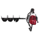 Erdbohrer Benzin 2T 52CC Set mit Bohrer 100/150/200mm • 2 Takt Motor • luftgekühlt • Einzylinder • 1,45 kw Ö62215 Derzeit in AKTION!