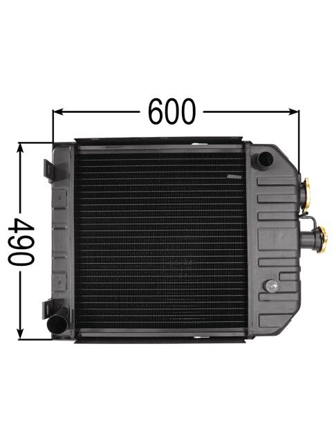 Kühler zu Steyr (Halterung vorne Grillseitig) 8060,8070 SK1 133700530004, 133700530025 Ö63160