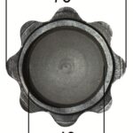 Kühlerdeckel Kühlerverschluss T80 T84 T86 und T180 (alte Ausführung,Noppen) 49 mm Gew.-Durchm. (Günstige Variante) Ö84593