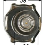 KÜHLERDECKEL zu CNH-Steyr 87558952: passend zu Steyr Kompakt 4055, 4065, 4075, 4085, 4095; Case JXU 75, 85, 95, 105, Quantum 65, 75, 85, 95; NH T4.55, T4.65, T4.75, T 4020, 4030, 4040, 4050, 5030, 5040, 5050, 5060, 5070, TK 4020, 4030, 4040, 4050, 4060; Ö90772