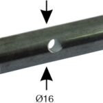Bolzen Hubstrebe oben Standard mit Durchmesser: 16mm für Steyr T188 und T190 für kleines Hubwerk U521100021
