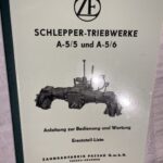 Bedienung und Wartung + Ersatzteileliste Ersatzteil - Liste Teileverzeichnis ZF Triebwerk A-5/5 und A-5/6 Passt auch für Lindner BF17 bzw. HL17 ist ein zusammengestoppelter Traktor mit Warchalowski Motor und ZF Getriebe.